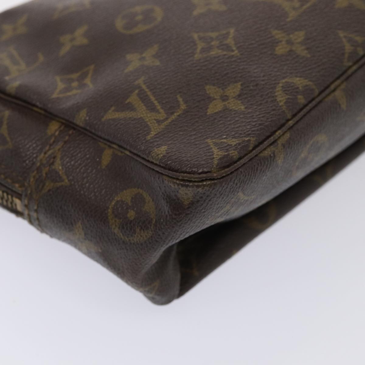 LOUIS VUITTON Monogram Trousse Toilette 28 Clutch Bag M47522 LV Auth 81094