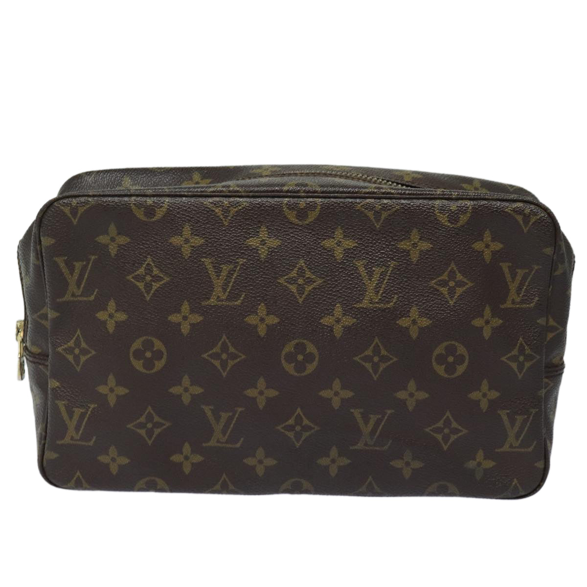 LOUIS VUITTON Monogram Trousse Toilette 28 Clutch Bag M47522 LV Auth 81095