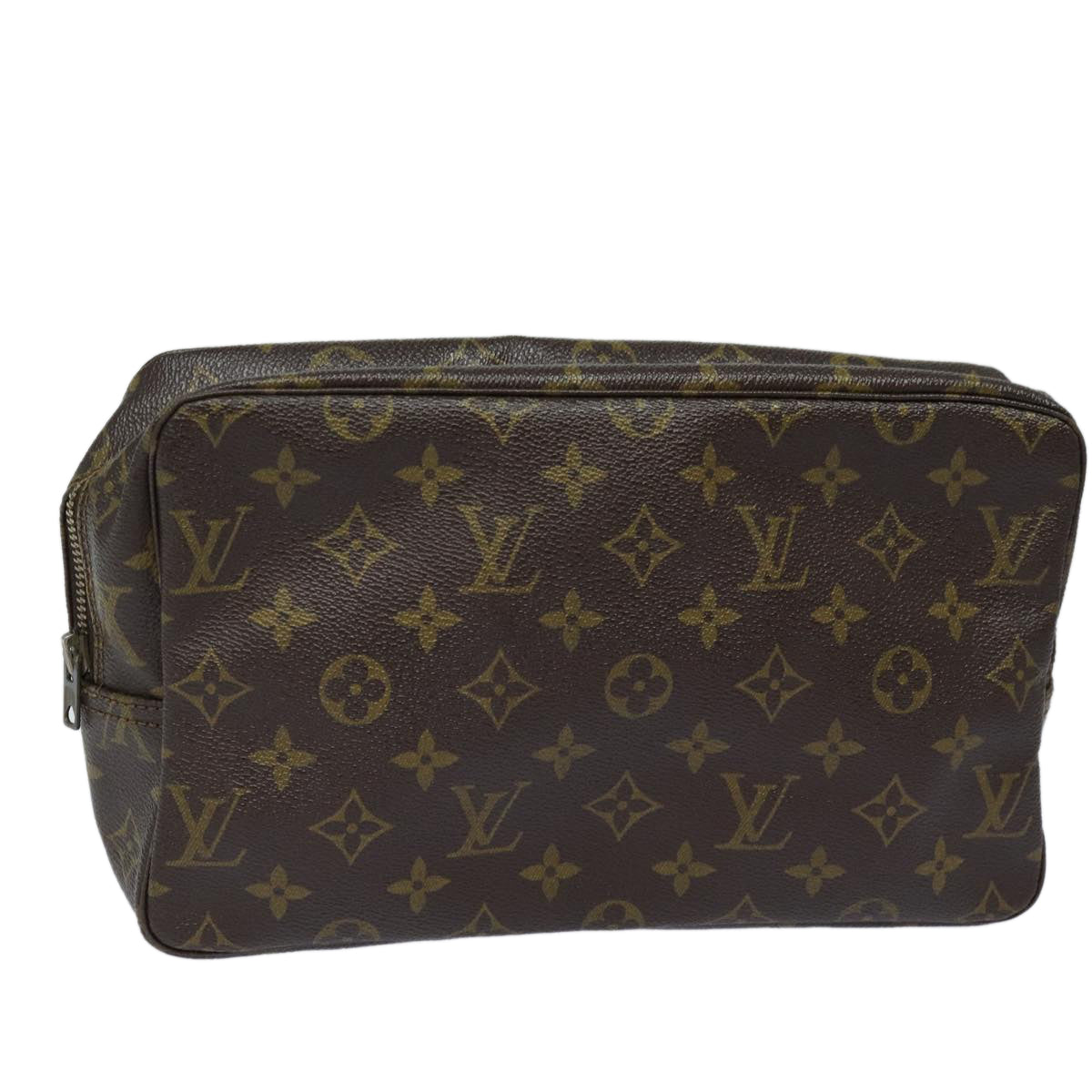 LOUIS VUITTON Monogram Trousse Toilette 28 Clutch Bag M47522 LV Auth 81096