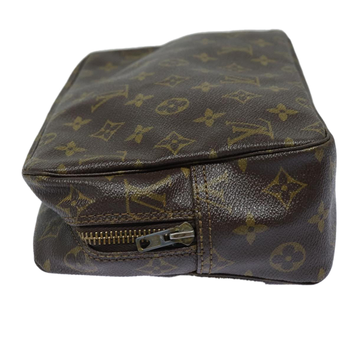 LOUIS VUITTON Monogram Trousse Toilette 28 Clutch Bag M47522 LV Auth 81096