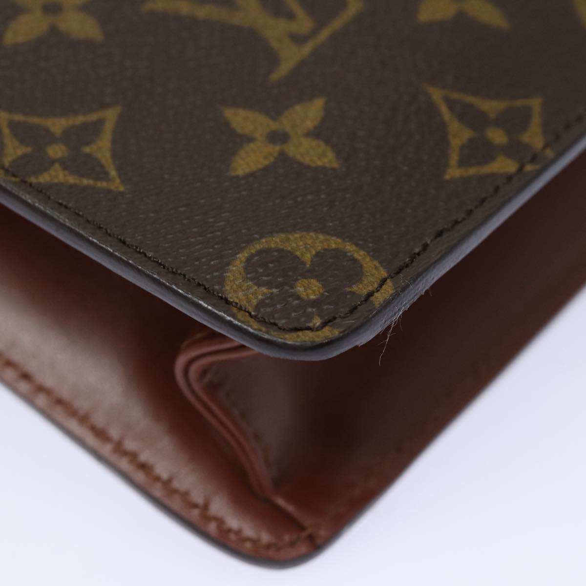 LOUIS VUITTON Monogram Pochette Homme Clutch Bag M51795 LV Auth 81097