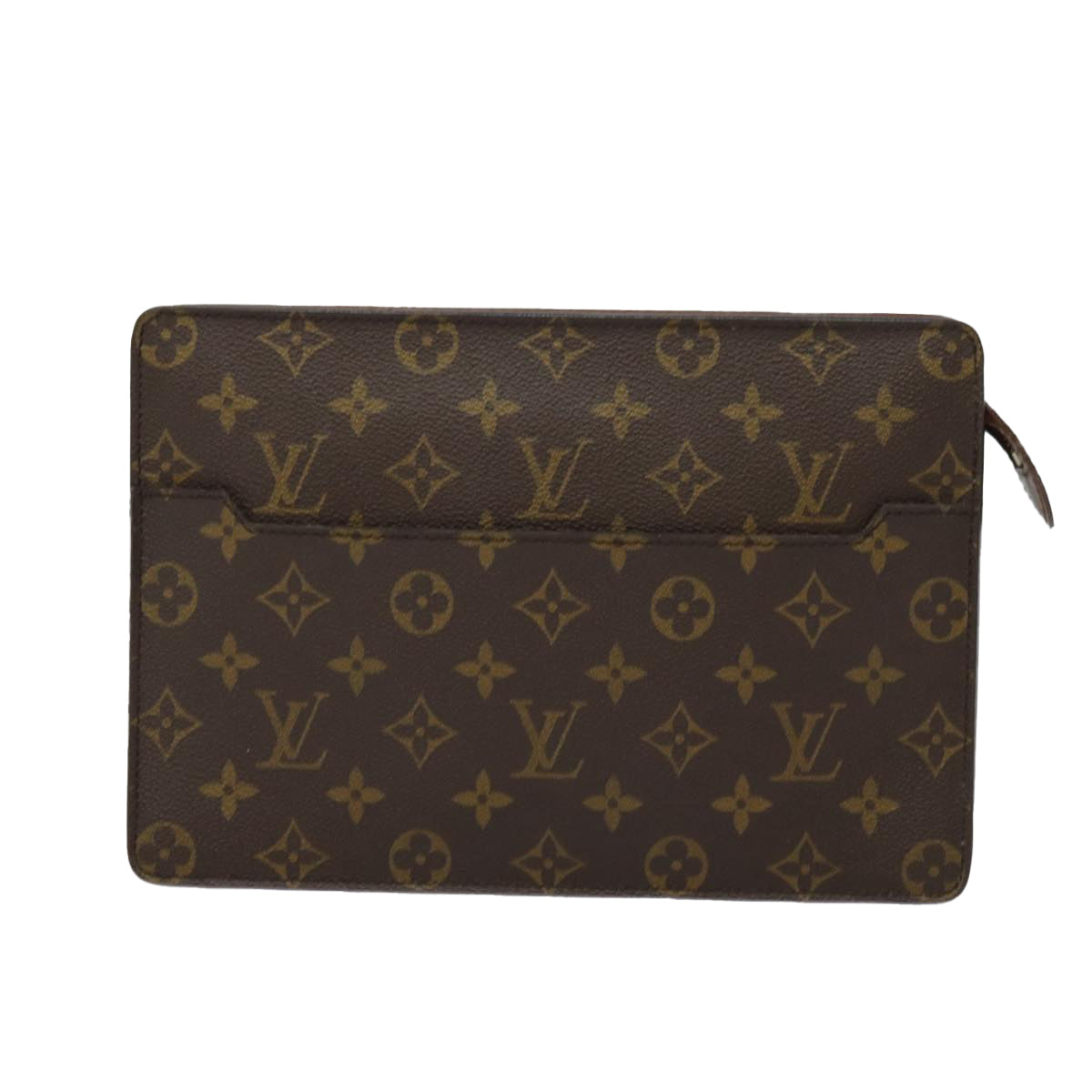 LOUIS VUITTON Monogram Pochette Homme Clutch Bag M51795 LV Auth 81097