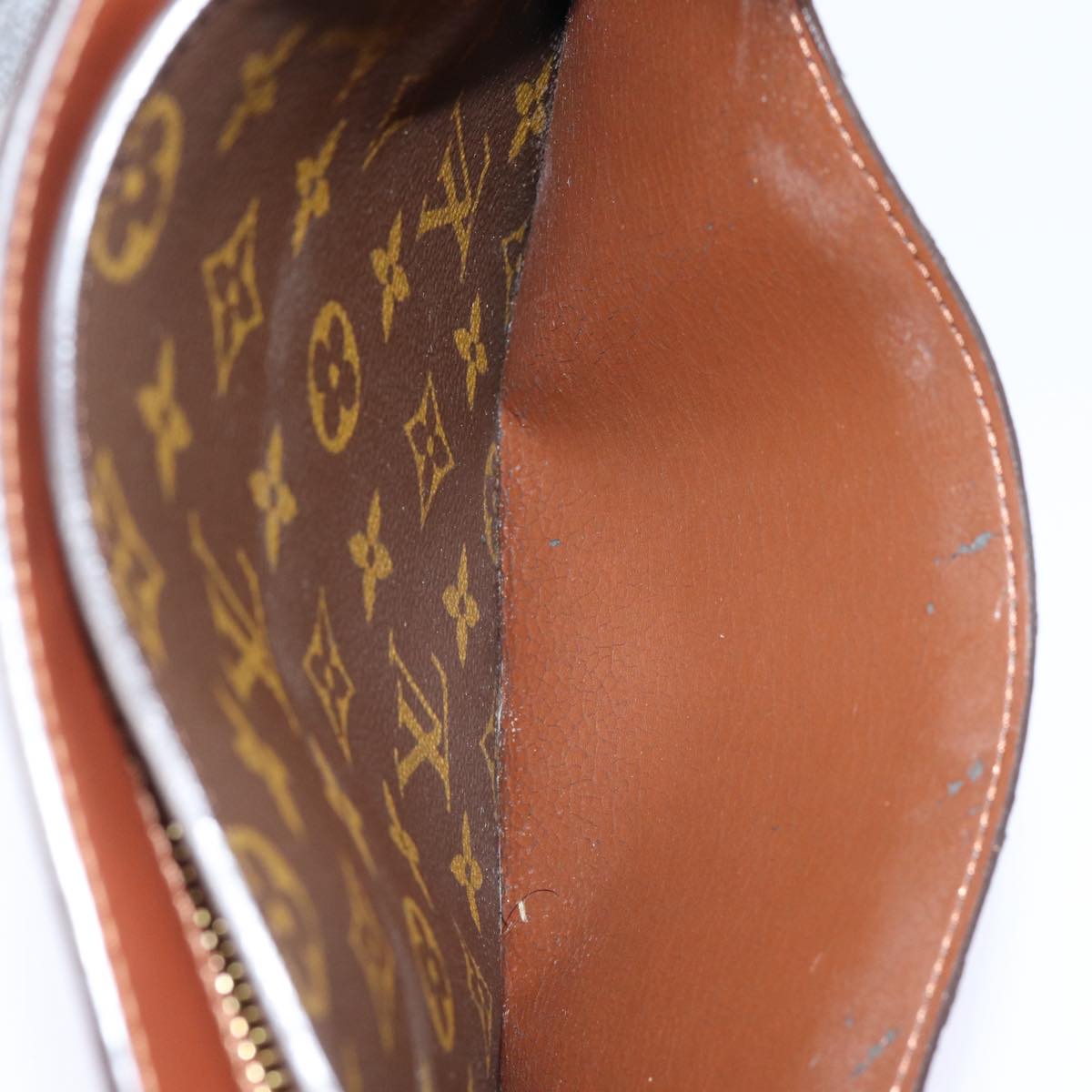 LOUIS VUITTON Monogram Pochette Homme Clutch Bag M51795 LV Auth 81097