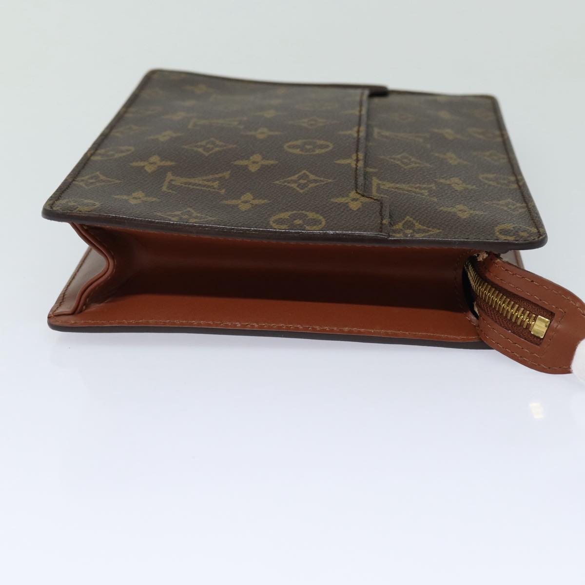 LOUIS VUITTON Monogram Pochette Homme Clutch Bag M51795 LV Auth 81097