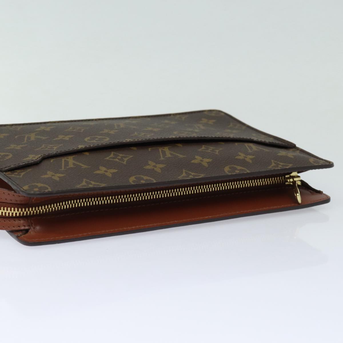 LOUIS VUITTON Monogram Pochette Homme Clutch Bag M51795 LV Auth 81097