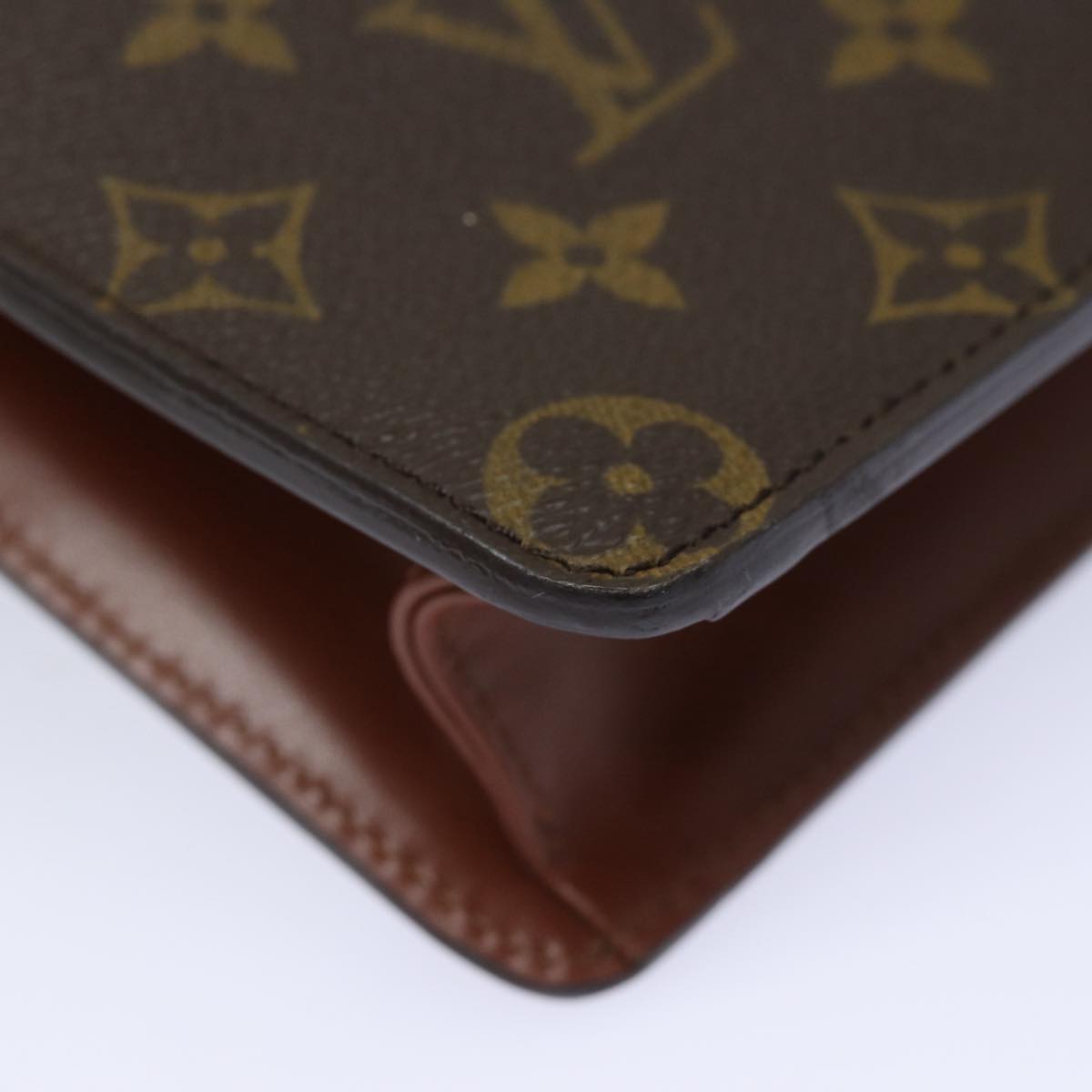 LOUIS VUITTON Monogram Pochette Homme Clutch Bag M51795 LV Auth 81097