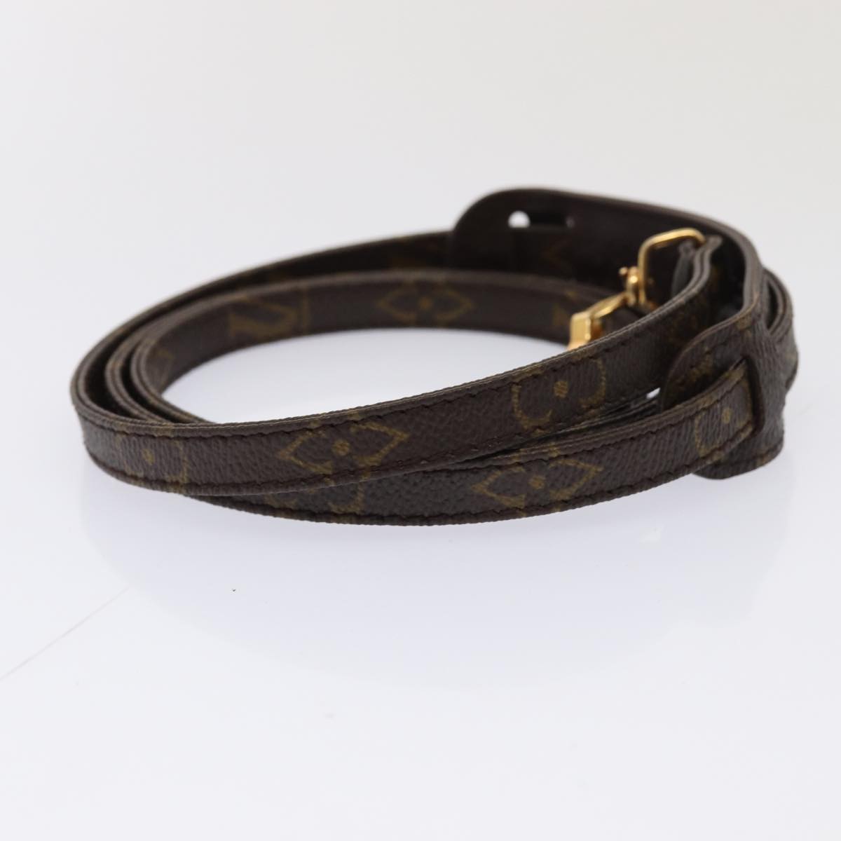 LOUIS VUITTON Monogram Shoulder Strap Vintage 46.9"" LV Auth 81101