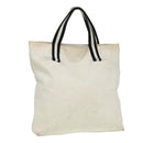 GUCCI Tote Bag Canvas White 123439 Auth 81105-1
