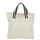 GUCCI Tote Bag Canvas White 123439 Auth 81105-13