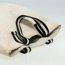 GUCCI Tote Bag Canvas White 123439 Auth 81105-8