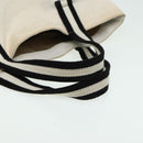 GUCCI Tote Bag Canvas White 123439 Auth 81105-9