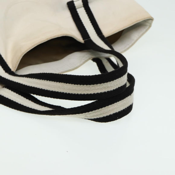 GUCCI Tragetasche Canvas Weiß 123439 Auth 81105