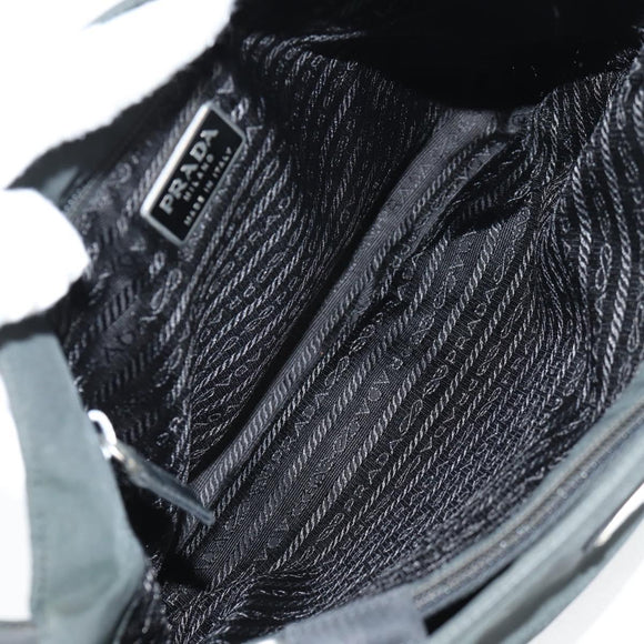 PRADA Shoulder Bag Nylon Khaki Auth 81110