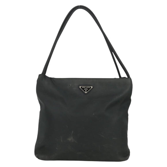 PRADA Shoulder Bag Nylon Khaki Auth 81110