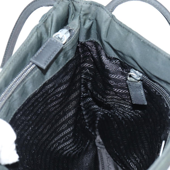 PRADA Shoulder Bag Nylon Khaki Auth 81110