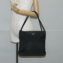 PRADA Shoulder Bag Nylon Khaki Auth 81110-26