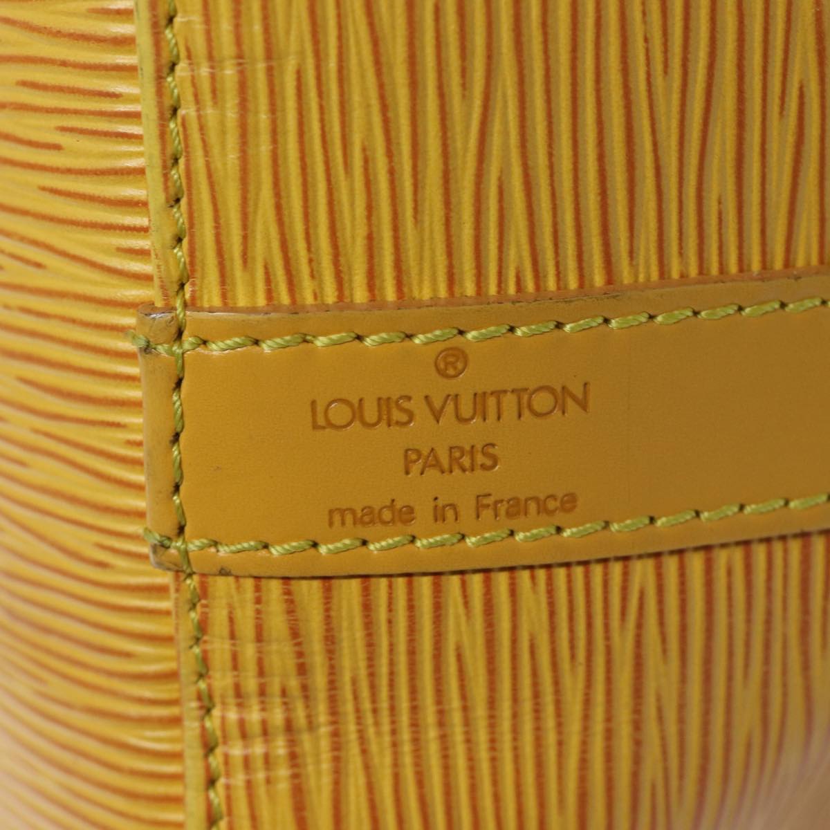 LOUIS VUITTON Epi Petit Noe Shoulder Bag Tassili Yellow M44109 LV Auth 81111