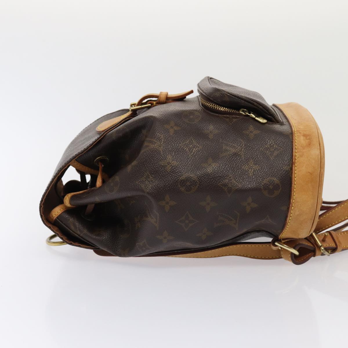 LOUIS VUITTON Monogram Montsouris MM Backpack M51136 LV Auth 81112