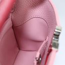LOUIS VUITTON Capusine BB Hand Bag Taurillon Leather 2way Red Pink Auth 81113A-21
