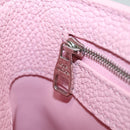 LOUIS VUITTON Capusine BB Hand Bag Taurillon Leather 2way Red Pink Auth 81113A-24