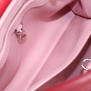 LOUIS VUITTON Capusine BB Hand Bag Taurillon Leather 2way Red Pink Auth 81113A-26