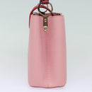 LOUIS VUITTON Capusine BB Hand Bag Taurillon Leather 2way Red Pink Auth 81113A-3