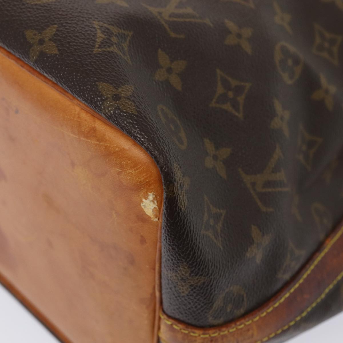 LOUIS VUITTON Monogram Petit Noe Shoulder Bag M42226 LV Auth 81116