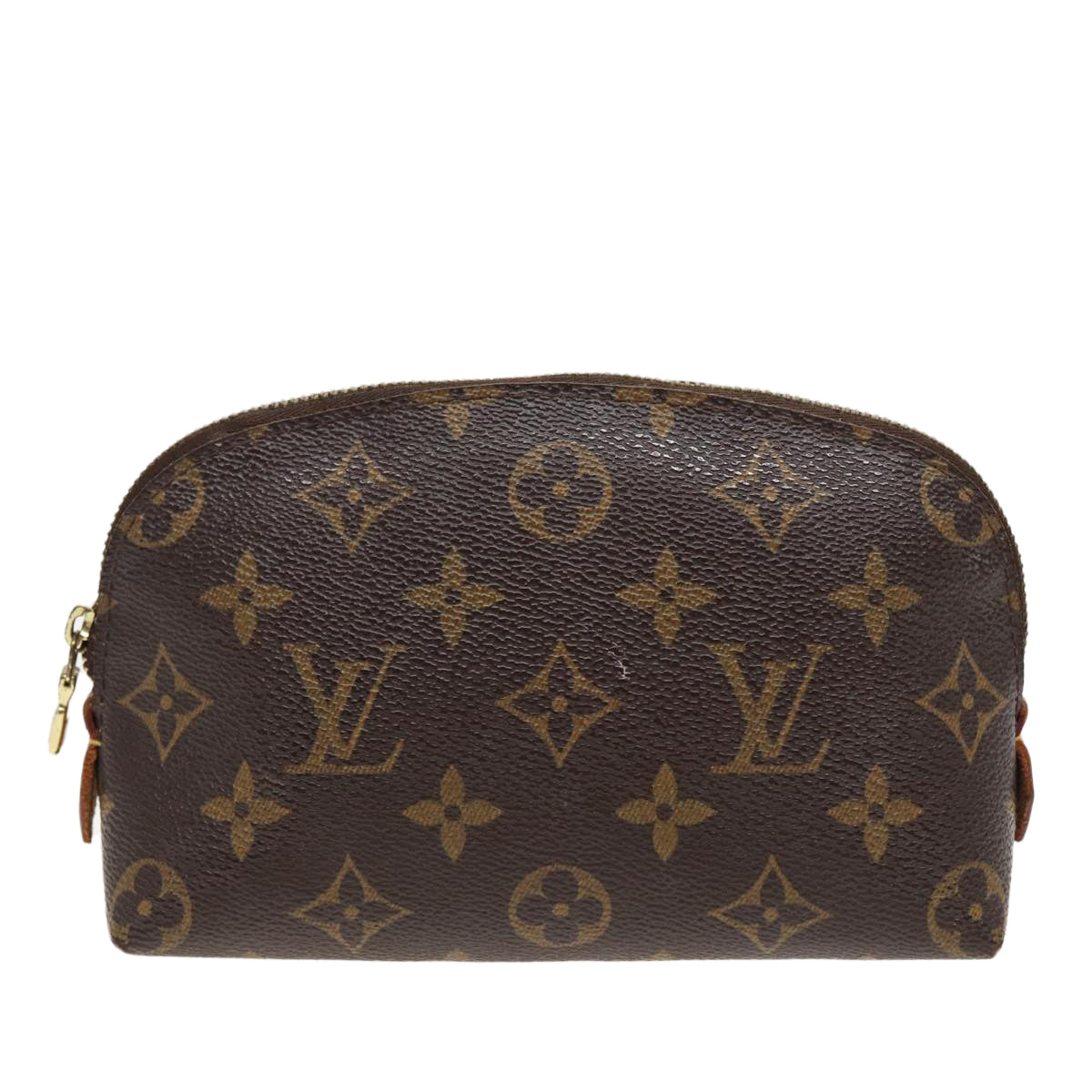 LOUIS VUITTON Monogram Pochette Cosmetic PM Cosmetic Pouch M47515 LV Auth 81127