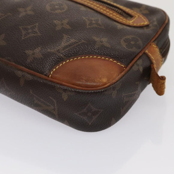 LOUIS VUITTON Monogram Marly Dragonne GM Clutch M51825 LV Auth 81133