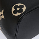 LOUIS VUITTON Monogram Empreinte Neo Noe Bag Black Beige M45497 LV Auth 81142SA-10