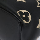 LOUIS VUITTON Monogram Empreinte Neo Noe Bag Black Beige M45497 LV Auth 81142SA-11