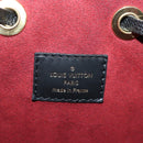 LOUIS VUITTON Monogram Empreinte Neo Noe Bag Black Beige M45497 LV Auth 81142SA-17