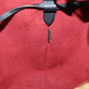 LOUIS VUITTON Monogram Empreinte Neo Noe Bag Black Beige M45497 LV Auth 81142SA-20