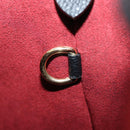 LOUIS VUITTON Monogram Empreinte Neo Noe Bag Black Beige M45497 LV Auth 81142SA-21