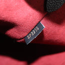 LOUIS VUITTON Monogram Empreinte Neo Noe Bag Black Beige M45497 LV Auth 81142SA-22