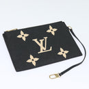 LOUIS VUITTON Monogram Empreinte Neo Noe Bag Black Beige M45497 LV Auth 81142SA-23