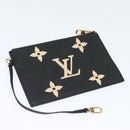 LOUIS VUITTON Monogram Empreinte Neo Noe Bag Black Beige M45497 LV Auth 81142SA-24