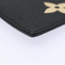 LOUIS VUITTON Monogram Empreinte Neo Noe Bag Black Beige M45497 LV Auth 81142SA-27