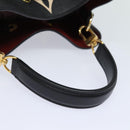 LOUIS VUITTON Monogram Empreinte Neo Noe Bag Black Beige M45497 LV Auth 81142SA-7