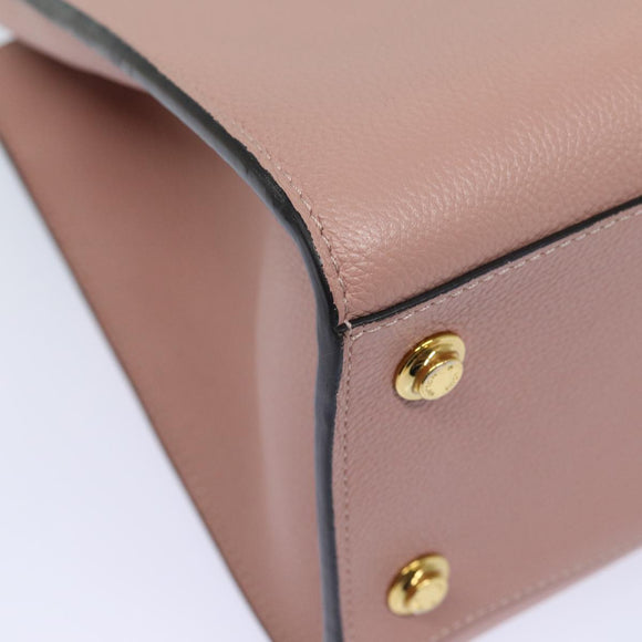 LOUIS VUITTON City Steamer PM Hand Bag Leather Noir Magnolia M51590 Auth 81144A