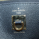 LOUIS VUITTON City Steamer PM Hand Bag Leather Noir Magnolia M51590 Auth 81144A-19