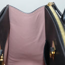 LOUIS VUITTON City Steamer PM Hand Bag Leather Noir Magnolia M51590 Auth 81144A-22