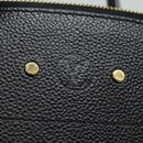 LOUIS VUITTON City Steamer PM Hand Bag Leather Noir Magnolia M51590 Auth 81144A-4