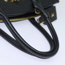 LOUIS VUITTON City Steamer PM Hand Bag Leather Noir Magnolia M51590 Auth 81144V-9