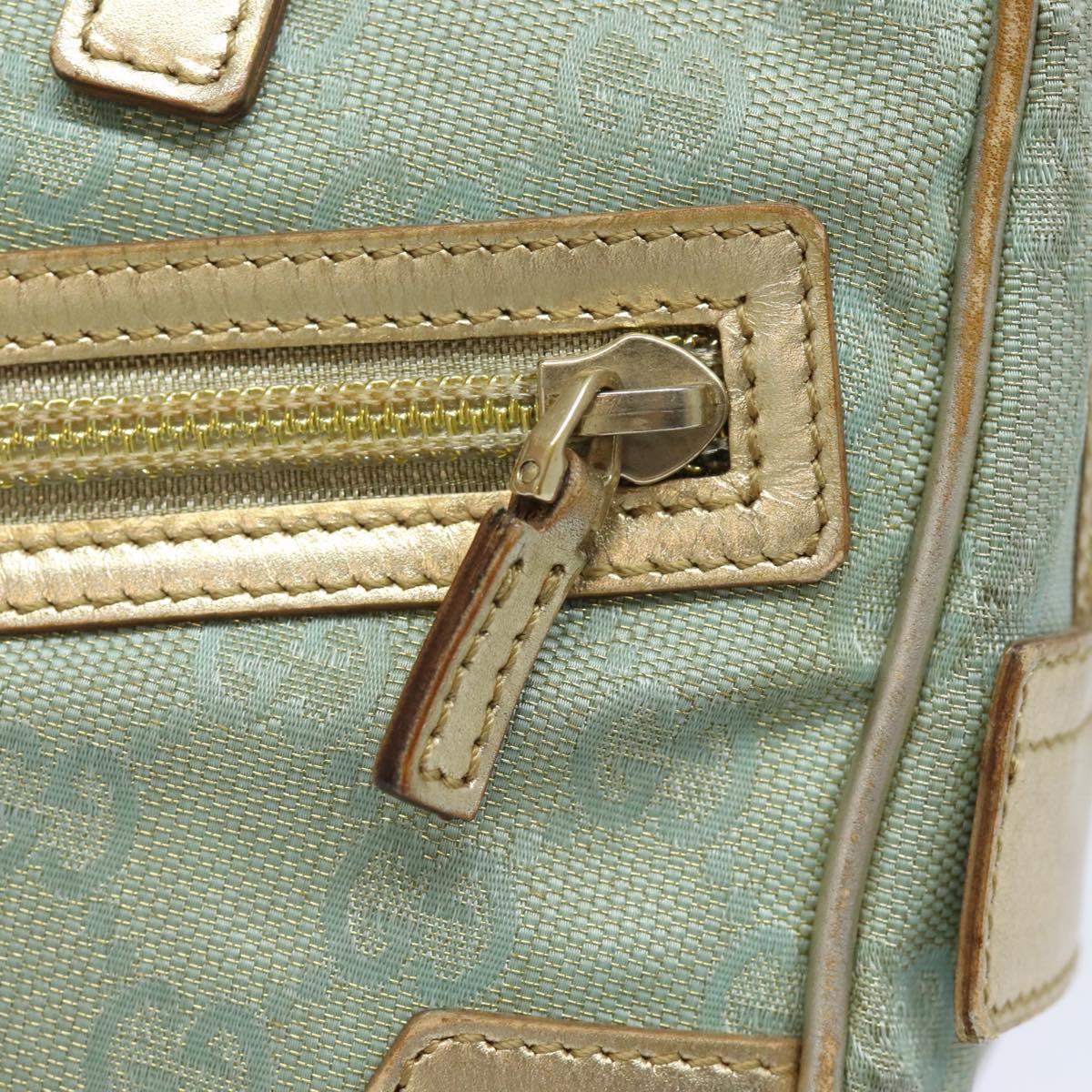 GUCCI GG Canvas Hand Bag Light Blue 000 0852 Auth 81164