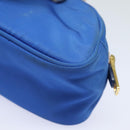 PRADA Pouch Nylon Blue Auth 81167-16