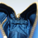 PRADA Pouch Nylon Blue Auth 81167-19