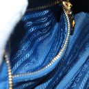 PRADA Pouch Nylon Blue Auth 81167-22
