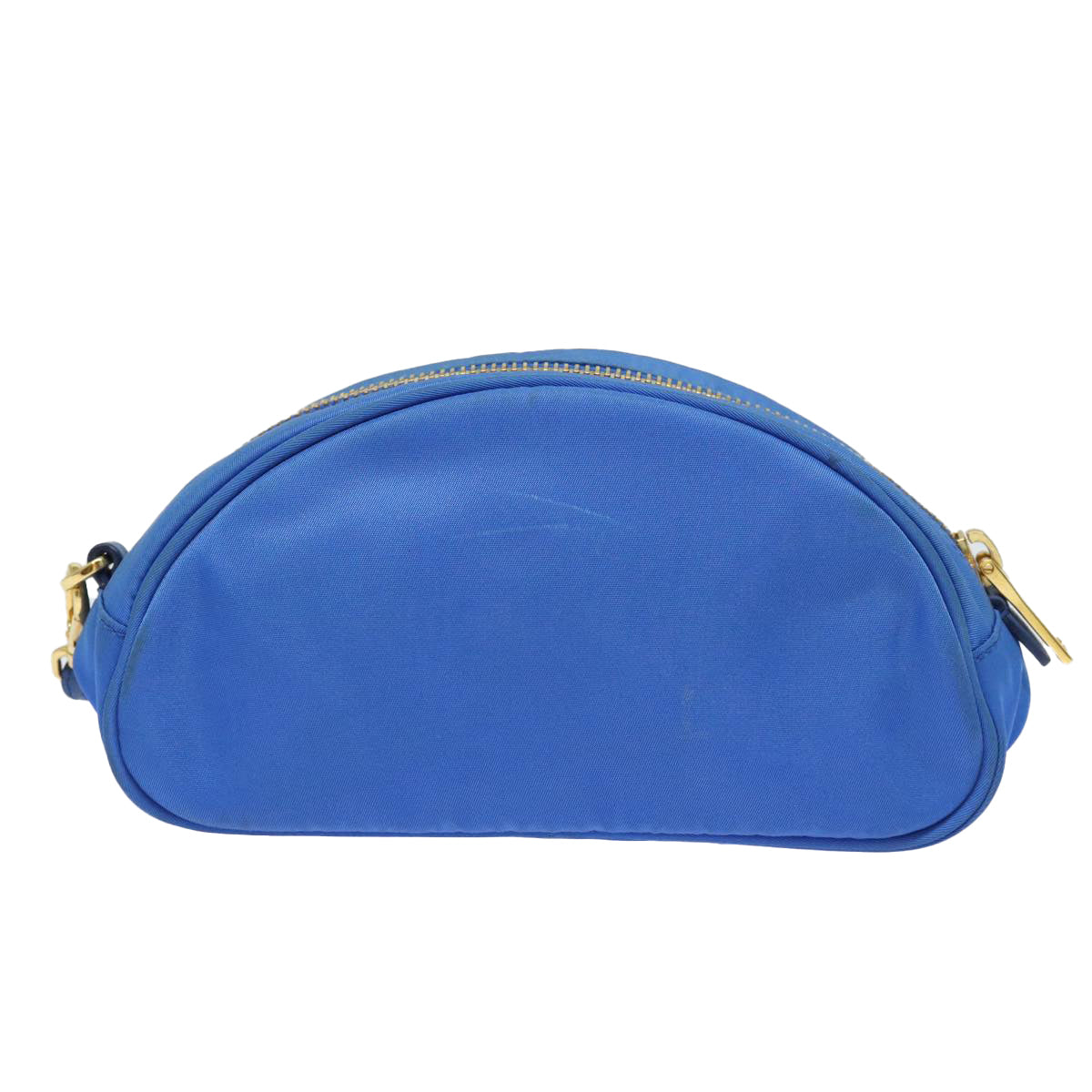 PRADA Pouch Nylon Blue Auth 81167 - 0