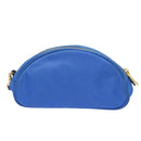 PRADA Pouch Nylon Blue Auth 81167-2